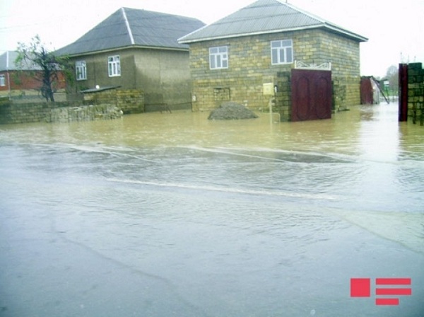 В Масаллы затопило около 50 домов