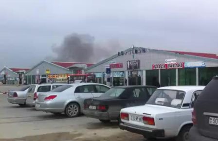 Пожар в торговом центре “Бина” потушен - ОБНОВЛЕНО