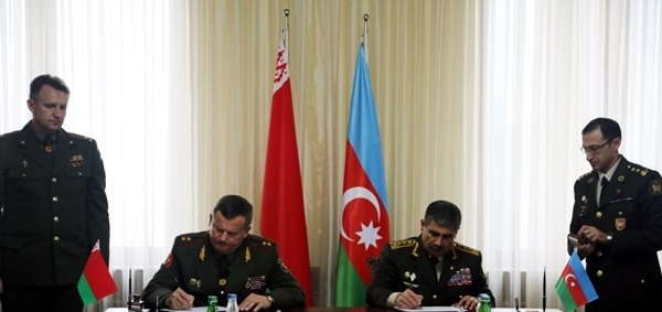 Азербайджан и Беларусь подписали план сотрудничества в оборонной сфере