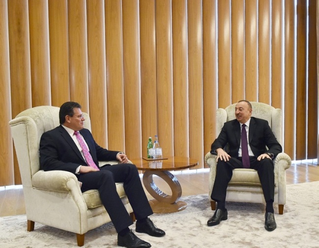 Ильхам Алиев встретился с вице-президентом Европейской комиссии - ОБНОВЛЕНО