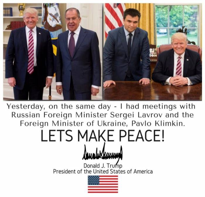 Дональд Трамп призвал Россию и Украину к миру