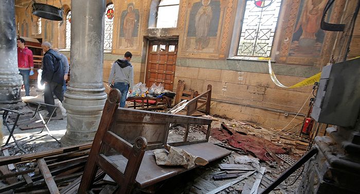 Взрыв в христианском храме в Египте унес жизни 15 человек
