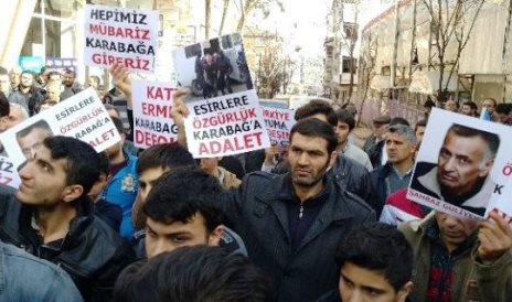 В Турции прошла акция с требованием освободить кельбаджарских заложников