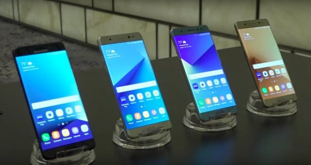 Samsung остановила продажи смартфонов Galaxy Note 7