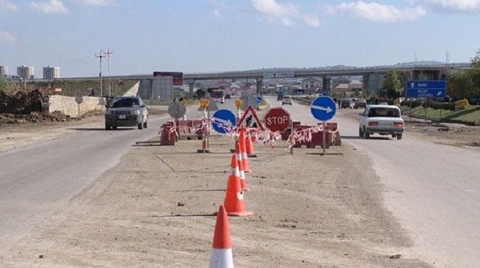 Закрывается дорога Баку-Шамахы