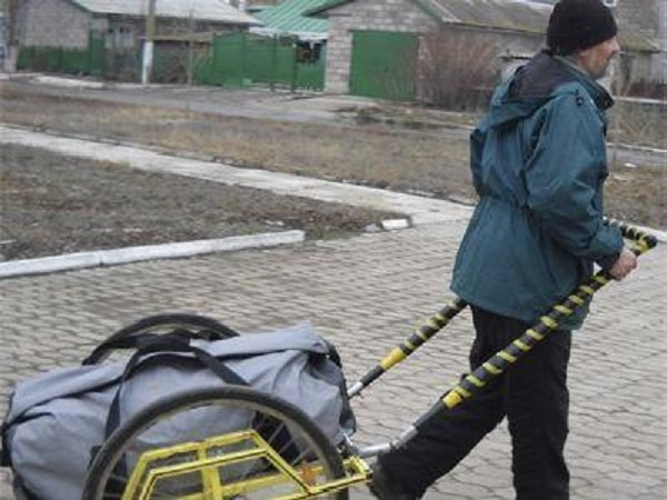 Путешественник из Голландии пешком дошел до Азербайджана - ФОТО