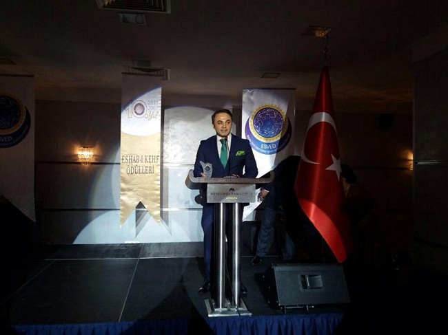 Гаджи Гулиев удостоен международной премии “Əshabi-Kəhf” в Турции - ФОТО