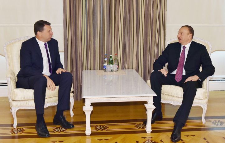 Состоялась встреча президентов Азербайджана и Латвии