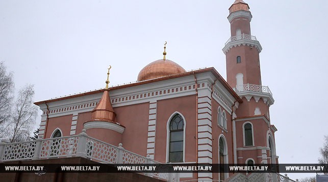 Президенты Беларуси и Турции на церемонии открытия Соборной мечети в Минске