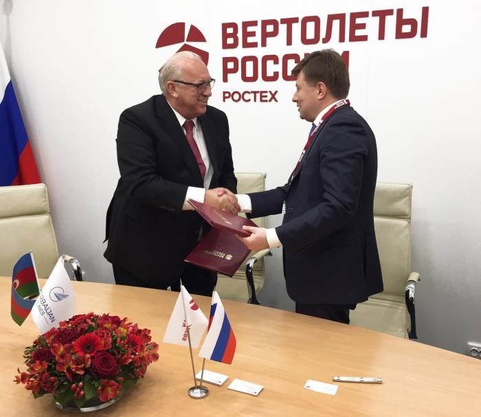 В Баку появится сервис-центр по ремонту вертолетов РФ