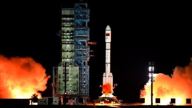 Китай запустил космическую станцию «Тяньгун-2»