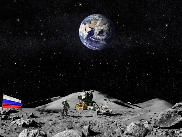 Российские космонавты высадятся на Луне