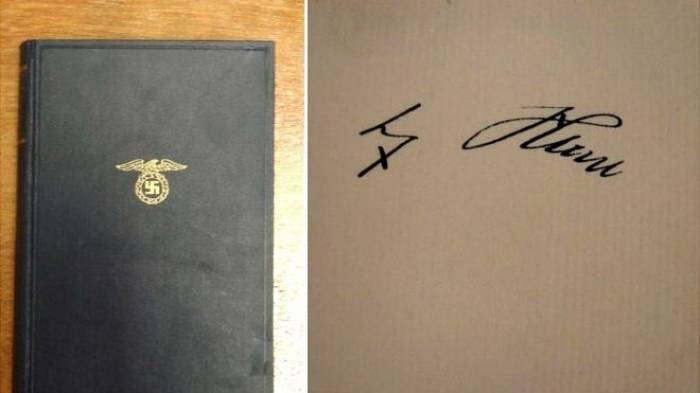 "Майн кампф" с автографом Гитлера выставят на аукционе