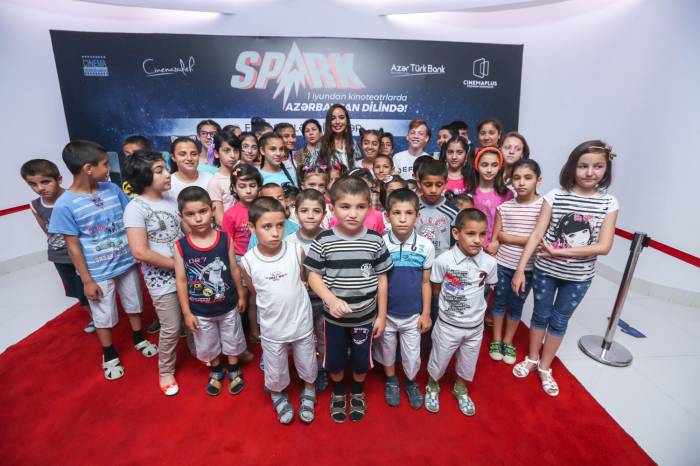Лейла Алиева на мероприятие для воспитанников детских домов
