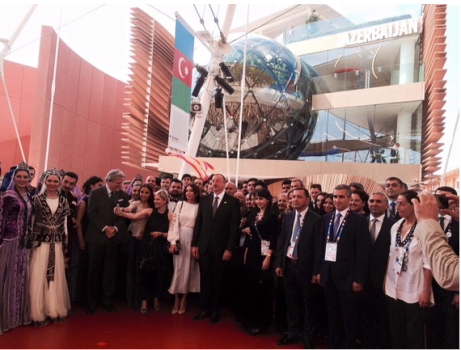 Ильхам Алиев на выставке "EXPO-2015" в Милане -ФОТО