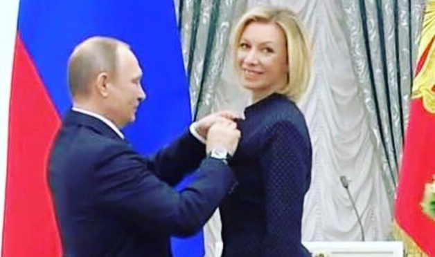 Мария Захарова награждена орденом Дружбы