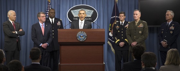 Обама: Глава минобороны США направлен на Ближний Восток, госсекретарь - в Москву