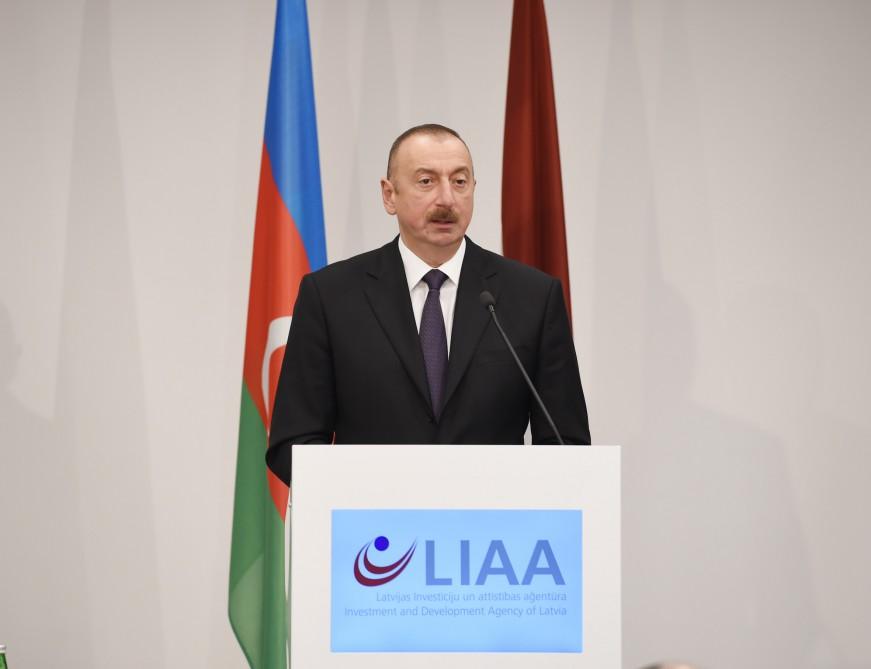 Ильхам Алиев: “С сегодняшнего дня Латвия и Азербайджан считаются стратегическими партнерами”
