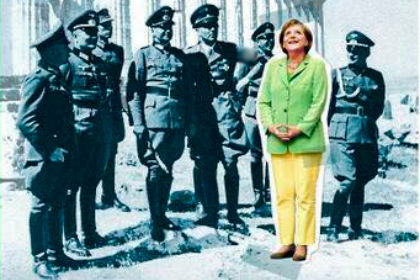 Spiegel объяснил появление на обложке окруженной нацистами Меркель