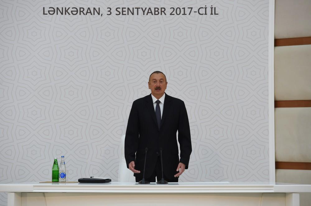 Ильхам Алиев: " Гражданин Азербайджана должен жить хорошо "