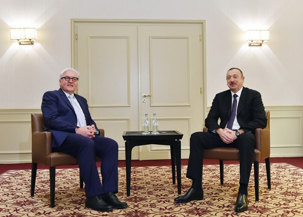 Ильхам Алиев встретился с главой МИД Германии – ФОТО