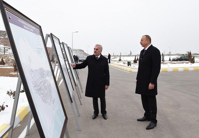 Ильхам Алиев на церемонии запуска систем водоснабжения в Джульфе - ФОТО