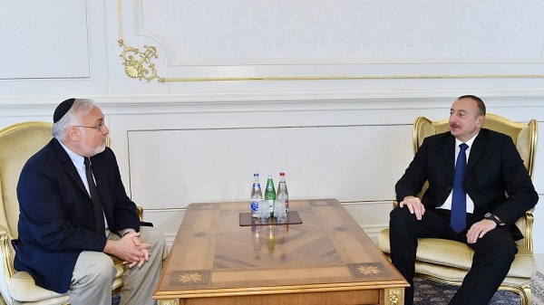 Ильхам Алиев принял руководителя Центра Симона Визенталя в США - ОБНОВЛЕНО