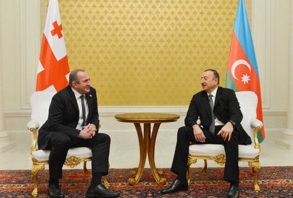 Ильхам Алиев провел встречу с президентом Грузии