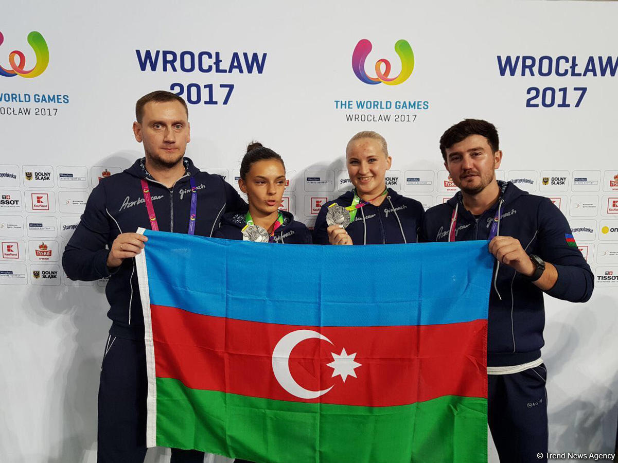 Азербайджанские гимнастки завоевали "серебро"