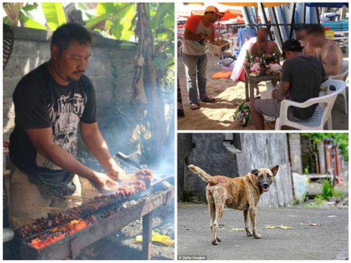 «Куриное соте» готовится из собачьего мяса на Бали