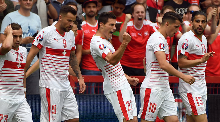 ЕВРО-2016: Швейцарии победила Албанию - ВИДЕО
