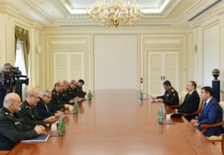 Ильхам Алиев принял иранскую делегацию
