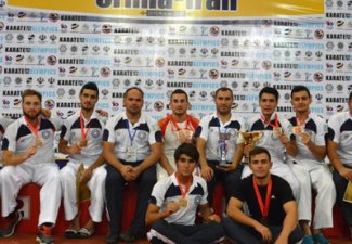 Азербайджанские каратисты завоевали 13 медалей в Иране