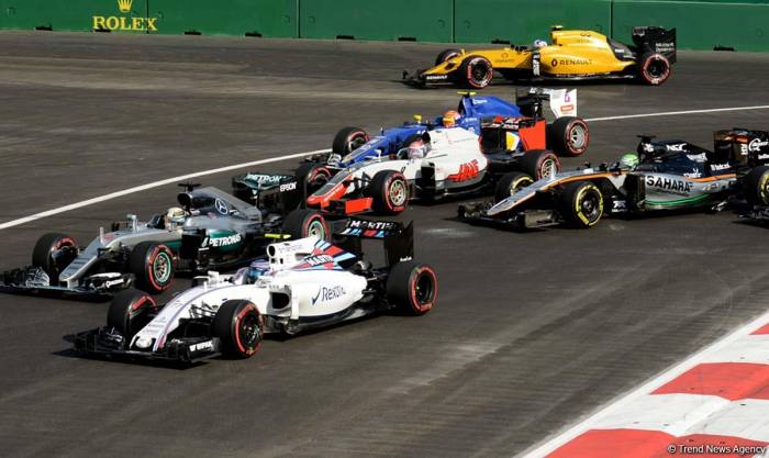 Авария на гонке Гран-при Азербайджана Формулы 1