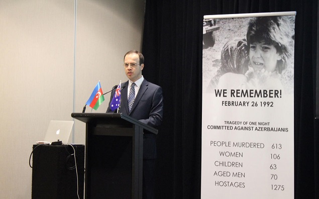 В Мельбурне отметили 25-ю годовщину Ходжалинского геноцида - ФОТО