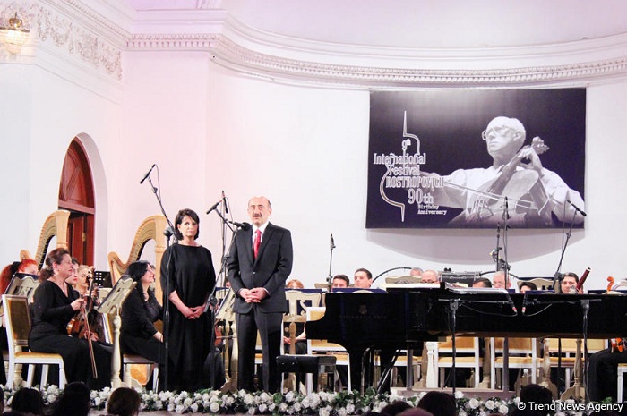 В Баку состоялось открытие IX Международного фестиваля Мстислава Ростроповича