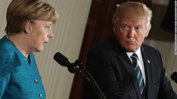 Трамп рассказал о разногласиях с Меркель