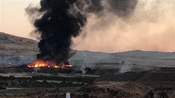 В Турции пожар на складе боеприпасов