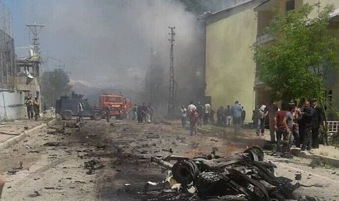 В турецком Ширнаке прогремел взрыв, есть погибшие
