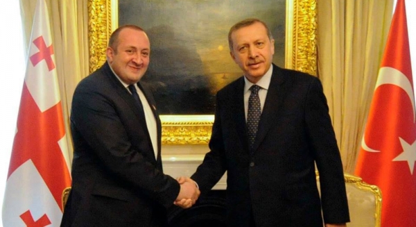 Состоялась встреча президентов Грузии и Турции
