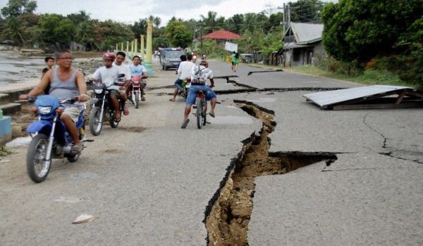 Землетрясение у побережья Филиппин 