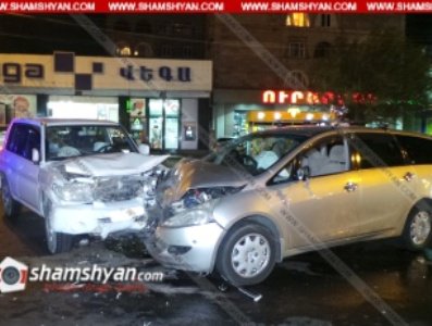 Цепная авария в Ереване: есть пострадавшие