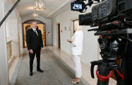 Алиев дал интервью Euronews