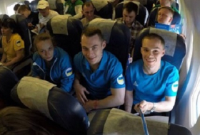 Первые украинские спортсмены прибыли в Баку