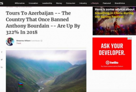 В Forbes опубликована статья о развивающейся туристической индустрии Азербайджана