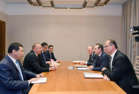 Президент Ильхам Алиев встретился в Вене с вице-канцлером Австрии
