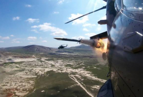 Проведены летно-тактические занятия вертолетных подразделений ВВС - ФОТО,ВИДЕО