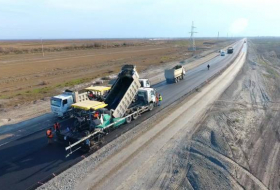 Реконструкция автодороги Бахрамтепе-Билясувар завершится в текущем году - ФОТО

