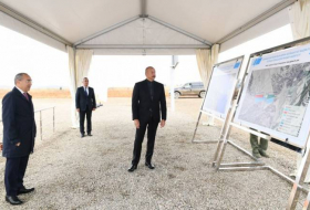 Ильхам Алиев заложил фундамент Промпарка 