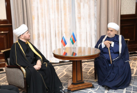 Аллахшукюр Пашазаде встретился в Москве с председателем Духовного управления мусульман России -ФОТО